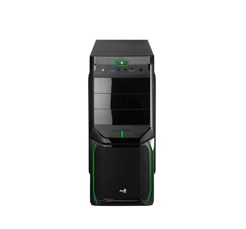 Számítógépház Aerocool V3X Advance Evil Green Edition fotó, illusztráció : CAAC165