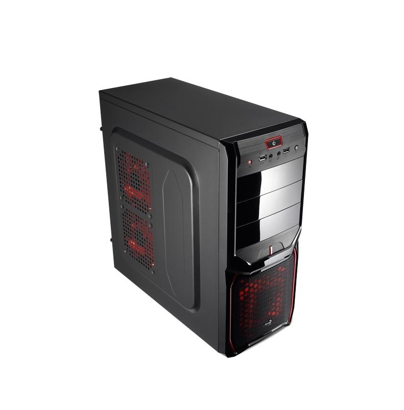 Számítógépház Midi Aerocool V3X Devil Red Edition fotó, illusztráció : CAAC167