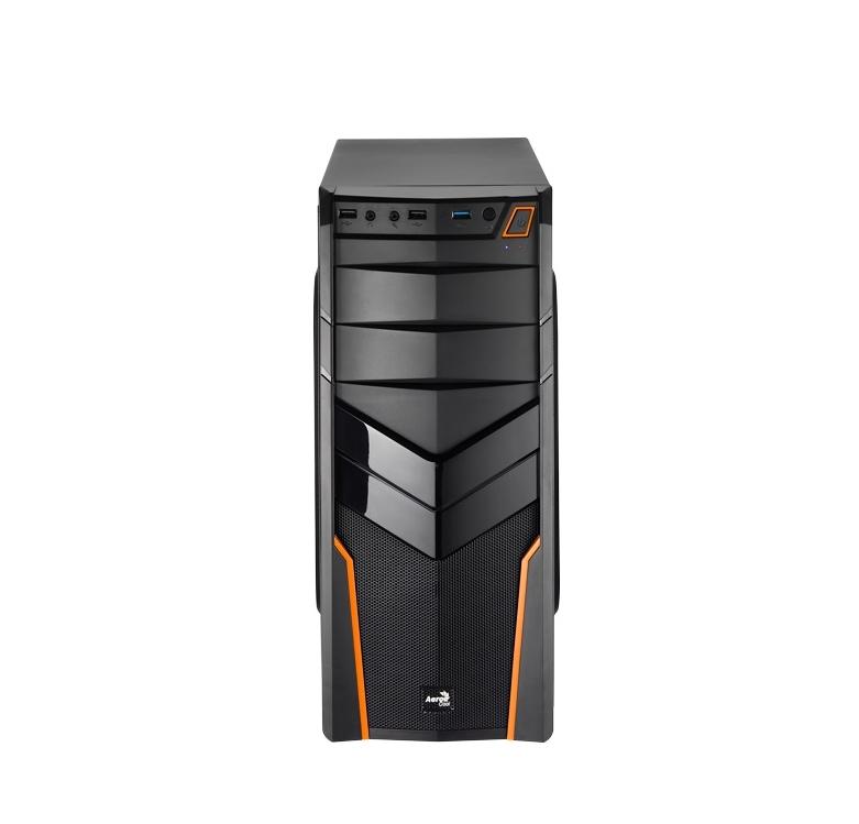 Számítógépház Midi-Tower Aerocool V2X Orange Edition fotó, illusztráció : CAAC201