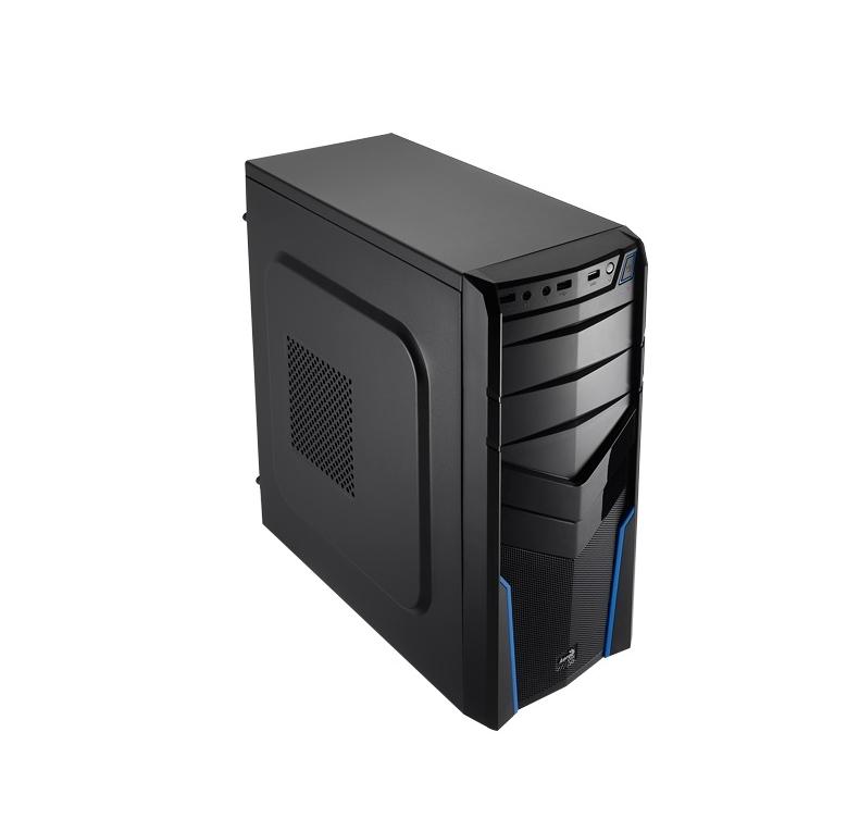 Számítógépház Midi-Tower F/K Aerocool V2X Blue Edition fotó, illusztráció : CAAC203