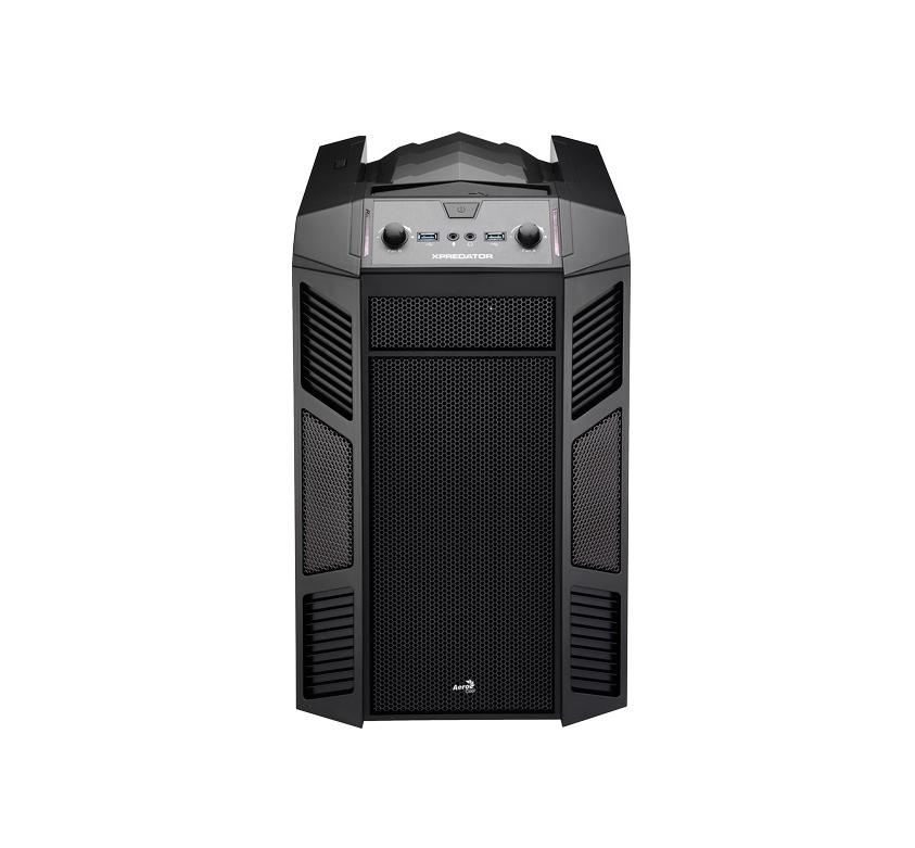 Számítógépház MicroATX fekete Aerocool Xpredator Cube fotó, illusztráció : CAAC204