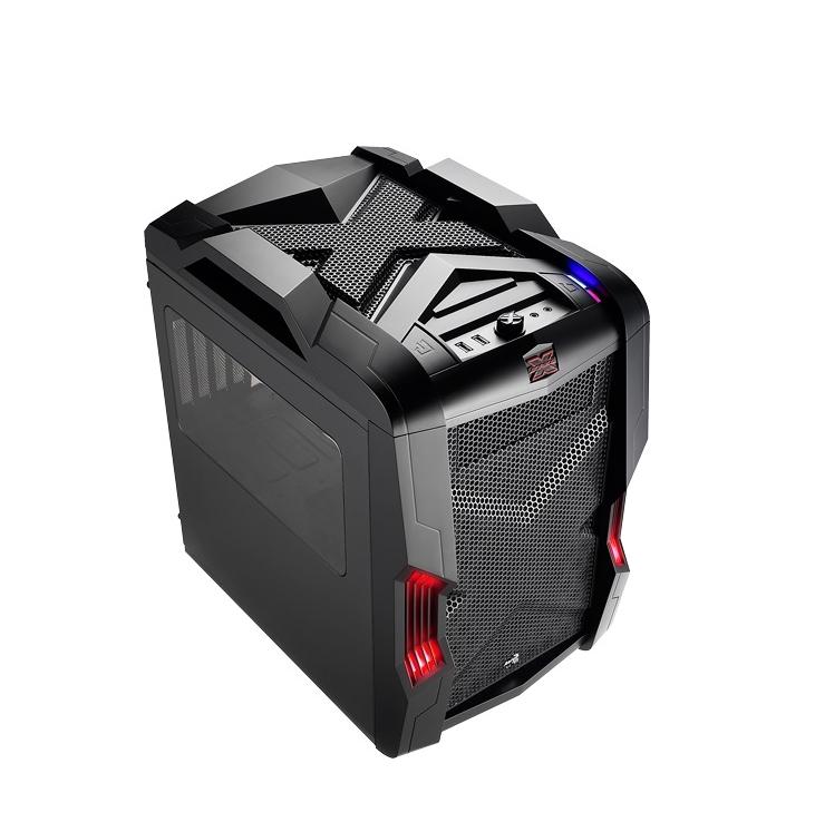 Számítógépház MicroATX fekete Aerocool Strike-X Cube fotó, illusztráció : CAAC213