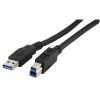 USB nyomtató kábel 1.8m USB3.0 USBA-B apa/apa