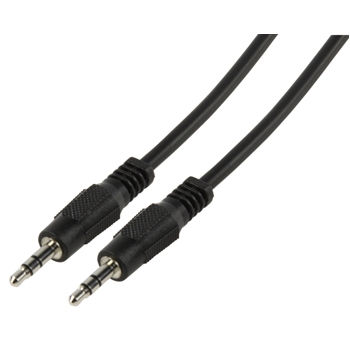 3.5mm stereo jack 3.5mm sztereó jack kábel 5m fotó, illusztráció : CABLE-404_5