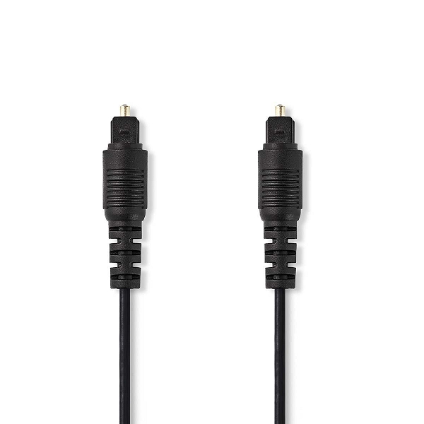 Optikai Audiokábel 1,0 m Fekete Nedis - Már nem forgalmazott termék fotó, illusztráció : CAGP25000BK10