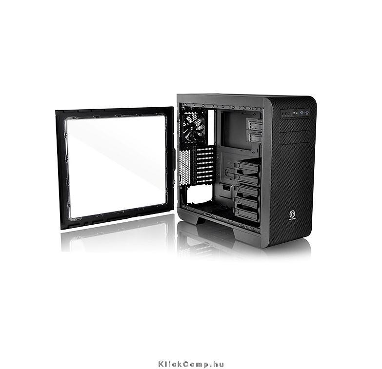 Számítógépház ablakos THERMALTAKE Core V51 fekete ház fotó, illusztráció : CA-1C6-00M1NN-00