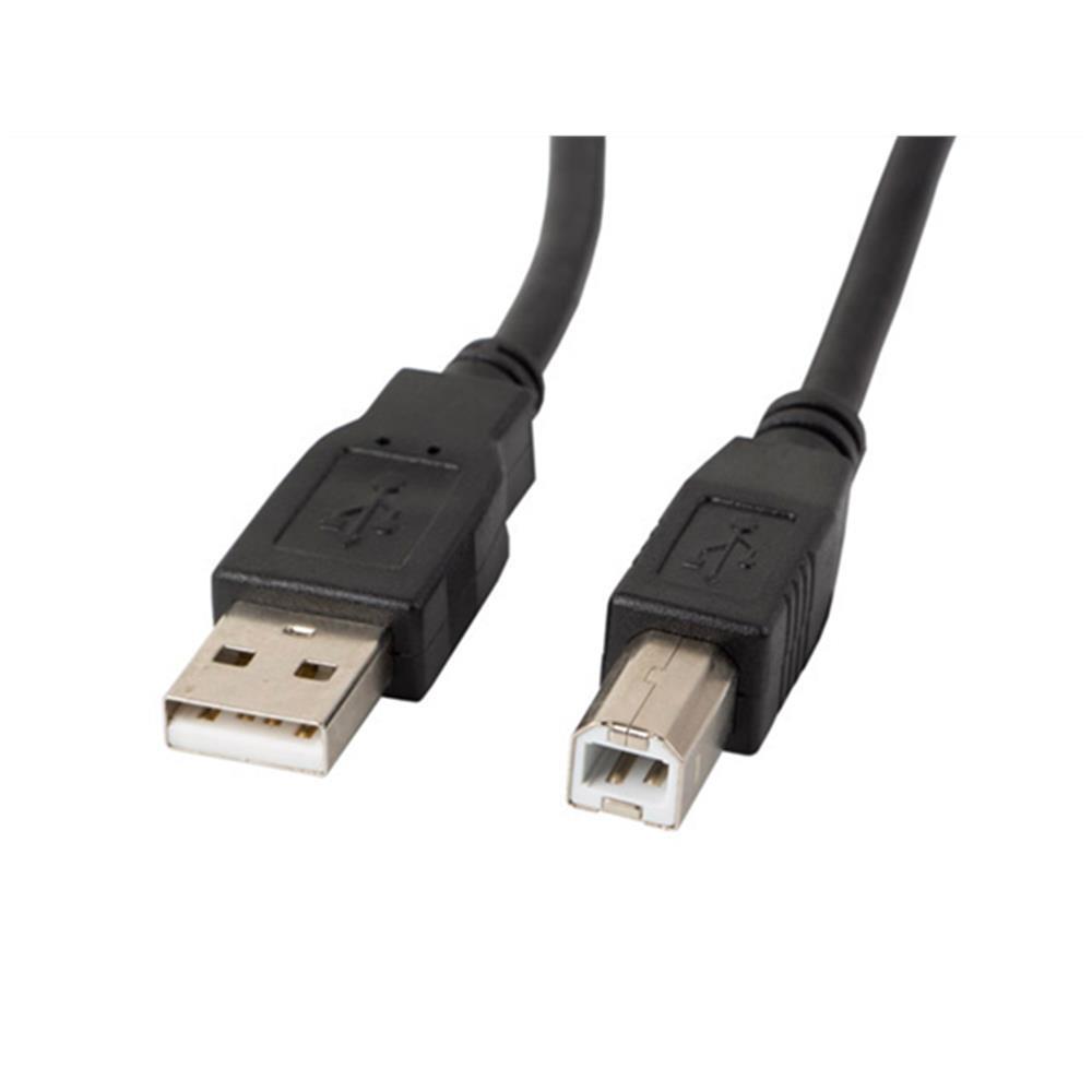 Lanberg USB-A ->USB-B kábel 1 m fotó, illusztráció : CA-USBA-11CC-0010-BK