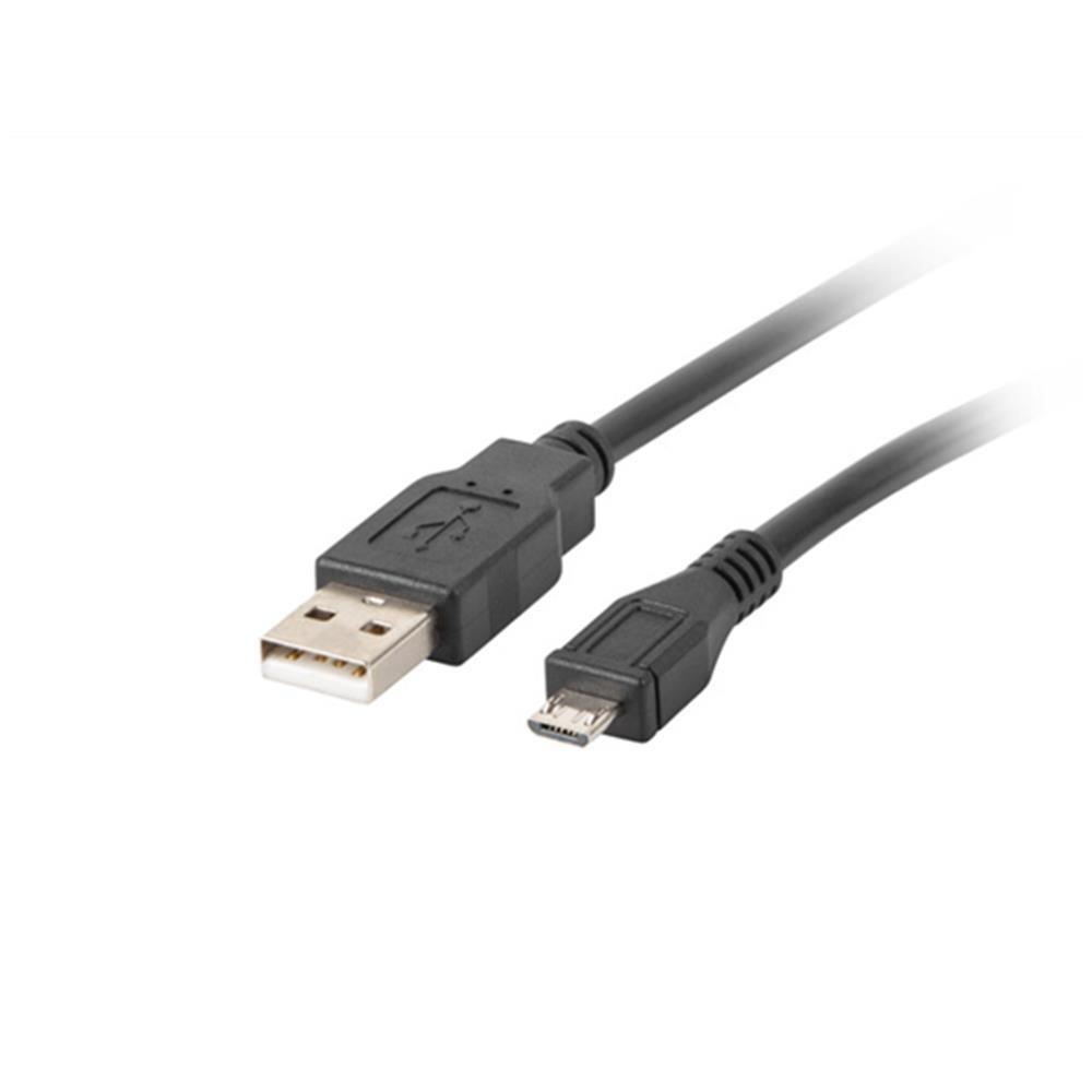 Lanberg micro usb kábel 0,3m fotó, illusztráció : CA-USBM-10CC-0003-BK