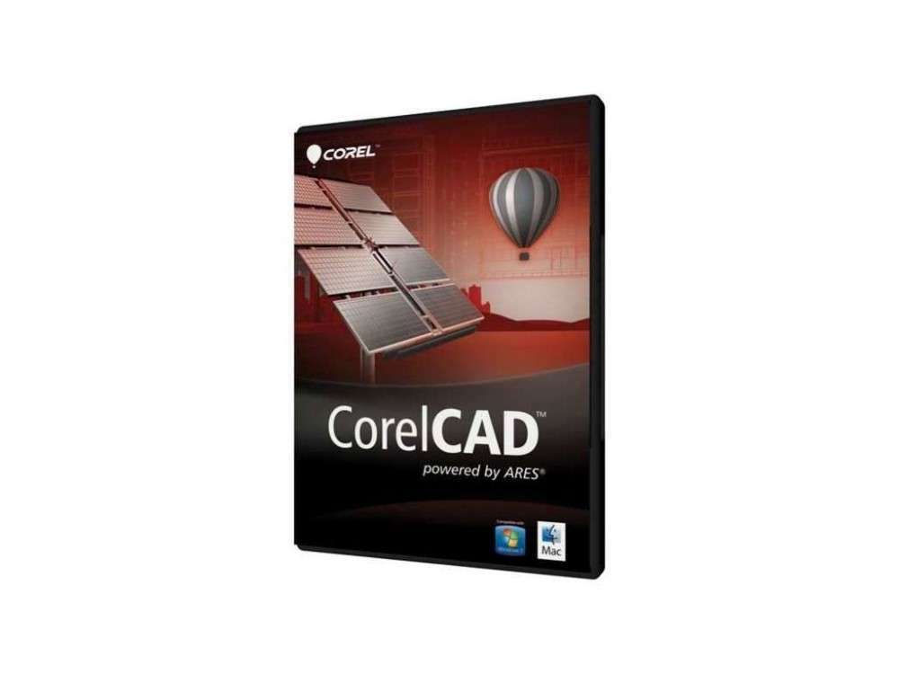 CorelCAD DVD Case English, French, Spanish, Brazilian Portuguese, Italian fotó, illusztráció : CCADEFIBSPCMDVDEU