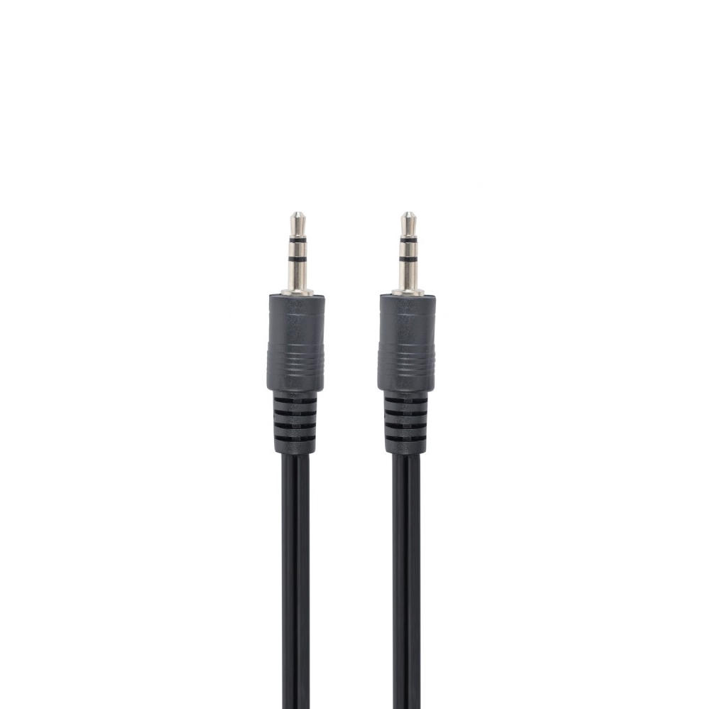 Jack sztereó hangkábel, 3,5 mm M – 3,5 mm M 2m fekete fotó, illusztráció : CCA-404-2M