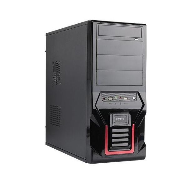 Számítógép-ház táp nélküli fekete ATX ház Gembird CCC-J-01 - Már nem forgalmazo fotó, illusztráció : CCC-J-01