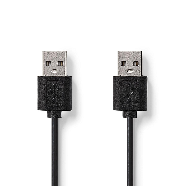 USB 2.0 A-A apa/apa kábel 2m - Már nem forgalmazott termék fotó, illusztráció : CCGT60000BK20