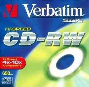 CD DISK VERBATIM 80MIN  8X-12X ÚJRAÍRHATÓ - Már nem forgalmazott termék fotó, illusztráció : CDVU7010