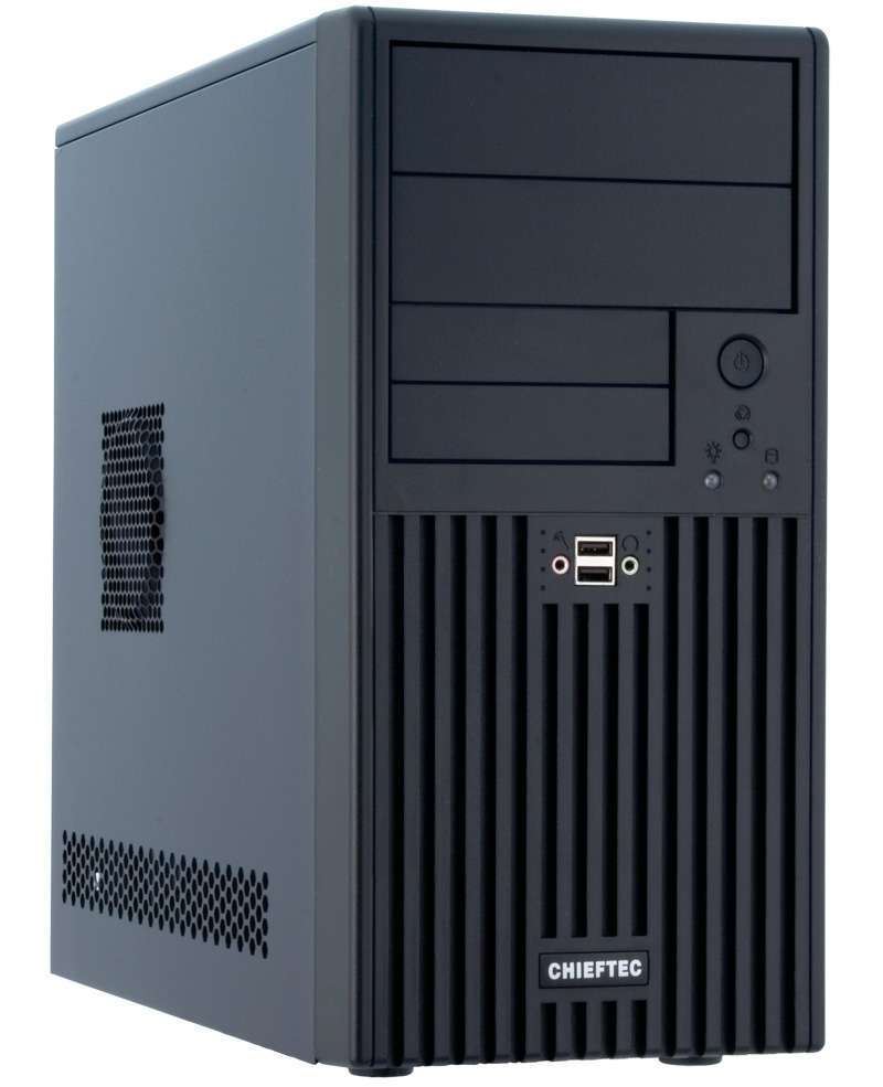 Számítógépház 350W mATX 12 cm ventillátor fekete ház CHIEFTEC fotó, illusztráció : CD-01B-B-350