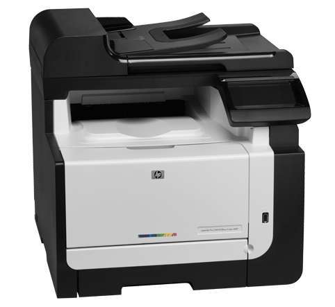 HP LaserJet Pro CM1415fnw multifunkciós nyomtató színes multifunkciós lézer hál fotó, illusztráció : CE862A