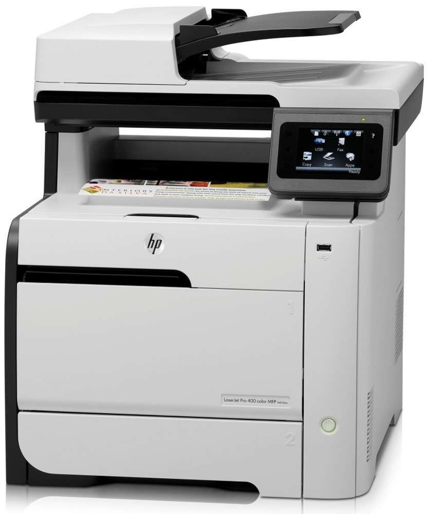 HP LaserJet Pro 300 Color multifunkciós nyomtató M375nw fotó, illusztráció : CE903A