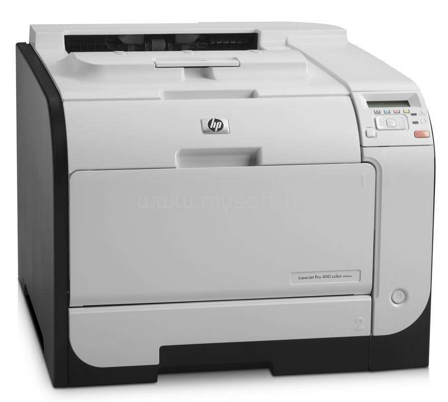 HP LaserJet Pro 400 color M451nw színes lézer nyomtató fotó, illusztráció : CE956A