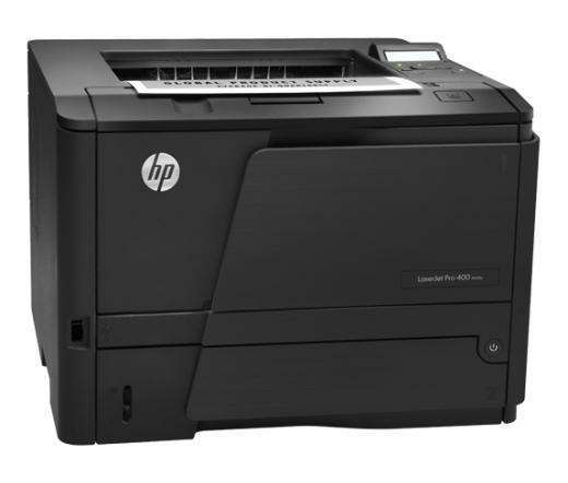 HP LaserJet Pro 400 M401d mono lézer nyomtató fotó, illusztráció : CF274A