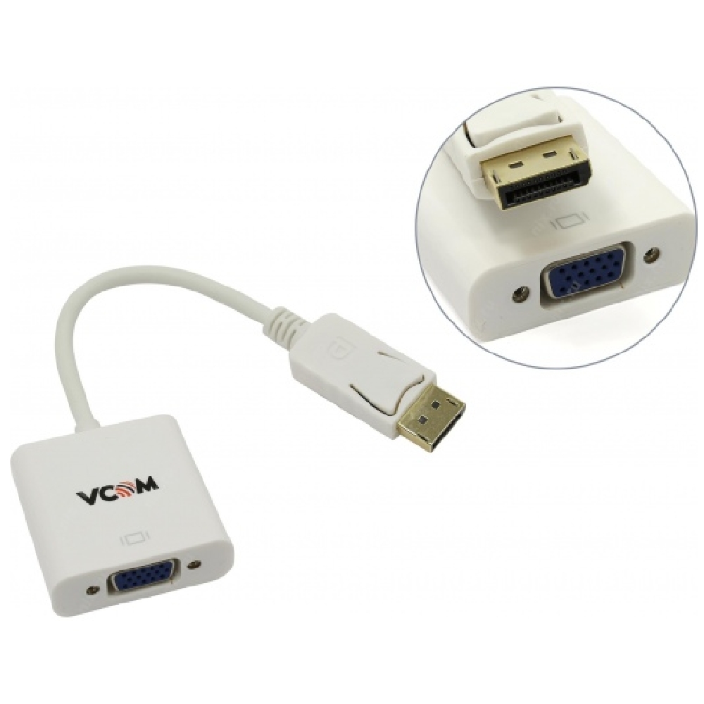 KÁBEL ÁTALAKÍTÓ DISPLAYPORT APA - VGA ANYA VCOM - Már nem forgalmazott termék fotó, illusztráció : CG603-0.15
