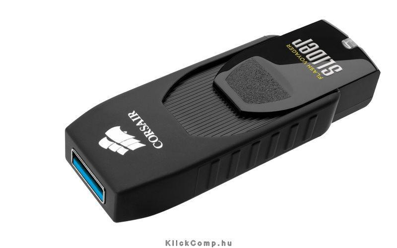 32GB Pendrive USB3.0 CORSAIR Flash Voyager Slider Pendrive fotó, illusztráció : CMFSL3B-32GB