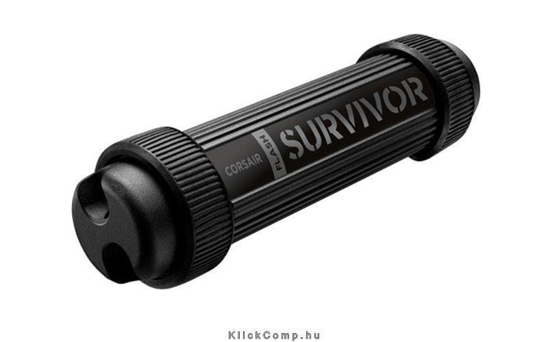 16GB PenDrive USB3.0 ütésálló, 200m-ig vízálló CORSAIR Flash Survivor Stealth P fotó, illusztráció : CMFSS3-16GB