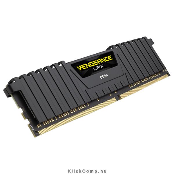 4GB DDR4 memória 2400MHz C14 Corsair Vengeance LPX Black fotó, illusztráció : CMK4GX4M1A2400C14