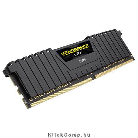 8GB DDR4 memória 2400MHz C14 Memory Black Corsair Vengeance LPX fotó, illusztráció : CMK8GX4M1A2400C14