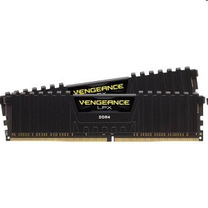 8GB DDR4 memória 2400MHz C14 Memory Kit 2x4GB Black Corsair Vengeance LPX fotó, illusztráció : CMK8GX4M2A2400C14