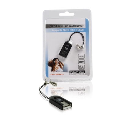 USB2 MICRO SD/T-FLASH R/W - Már nem forgalmazott termék fotó, illusztráció : CMP-CARDRW74