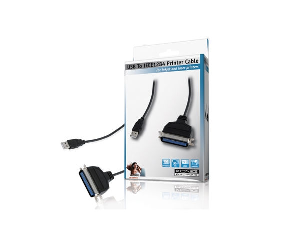 USB IEEE1284 NYOMTATÓ KÁBEL fotó, illusztráció : CMP-USBPAR10