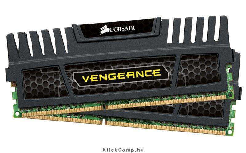 4GB DDR3 Memória Kit 2x2GB 1600MHz 1.5V CORSAIR Vengeance fotó, illusztráció : CMZ4GX3M2A1600C9
