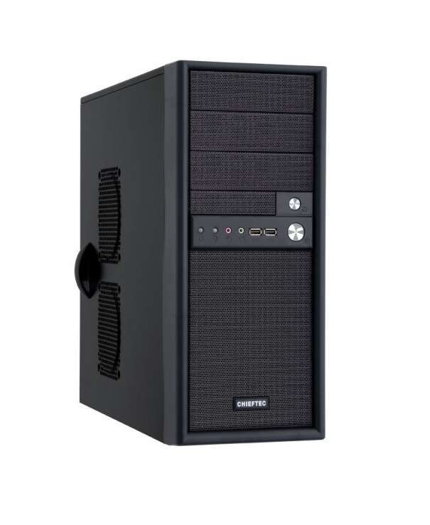 Számítógépház ATX ház CHIEFTEC táp nélküli fekete fotó, illusztráció : CM-01B-OP