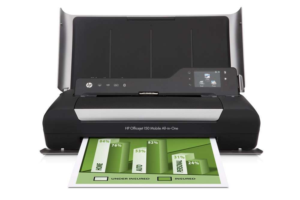 HP OfficeJet 150 mobile AiO hordozható multifunkciós nyomtató fotó, illusztráció : CN550A