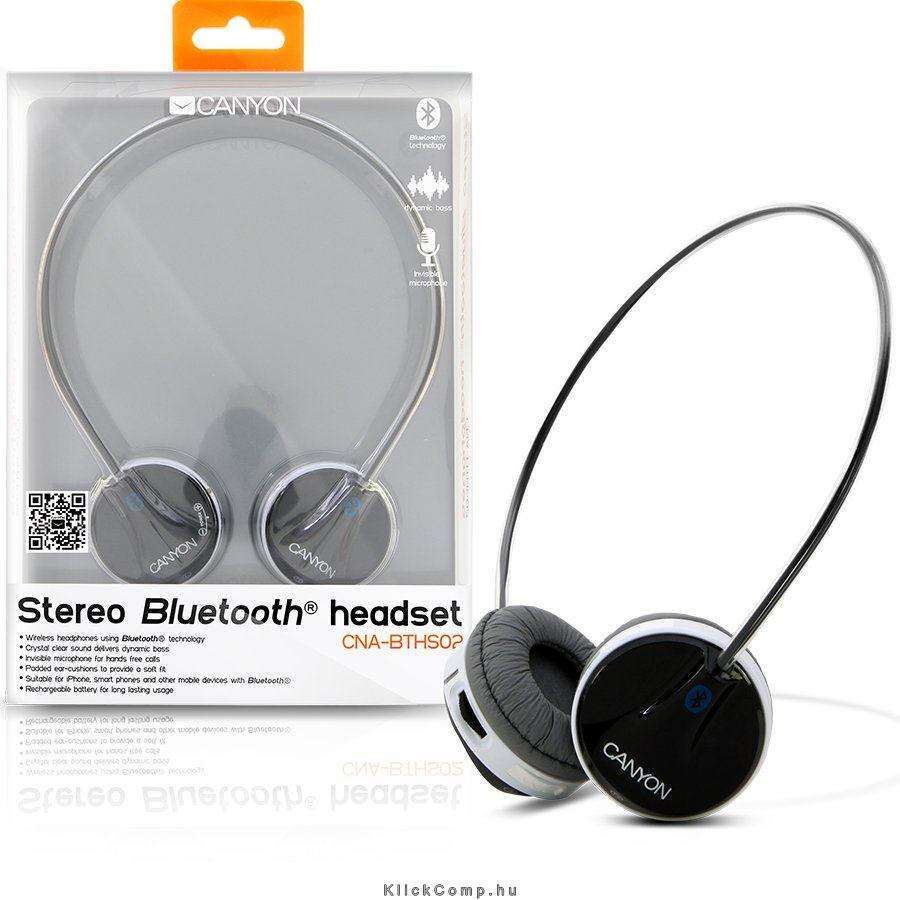 Bluetooth Headset, blue color fotó, illusztráció : CNA-BTHS02BL