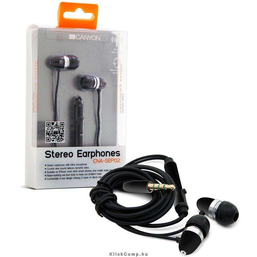 fülhallgató CANYON fotó, illusztráció : CNA-SEP02B