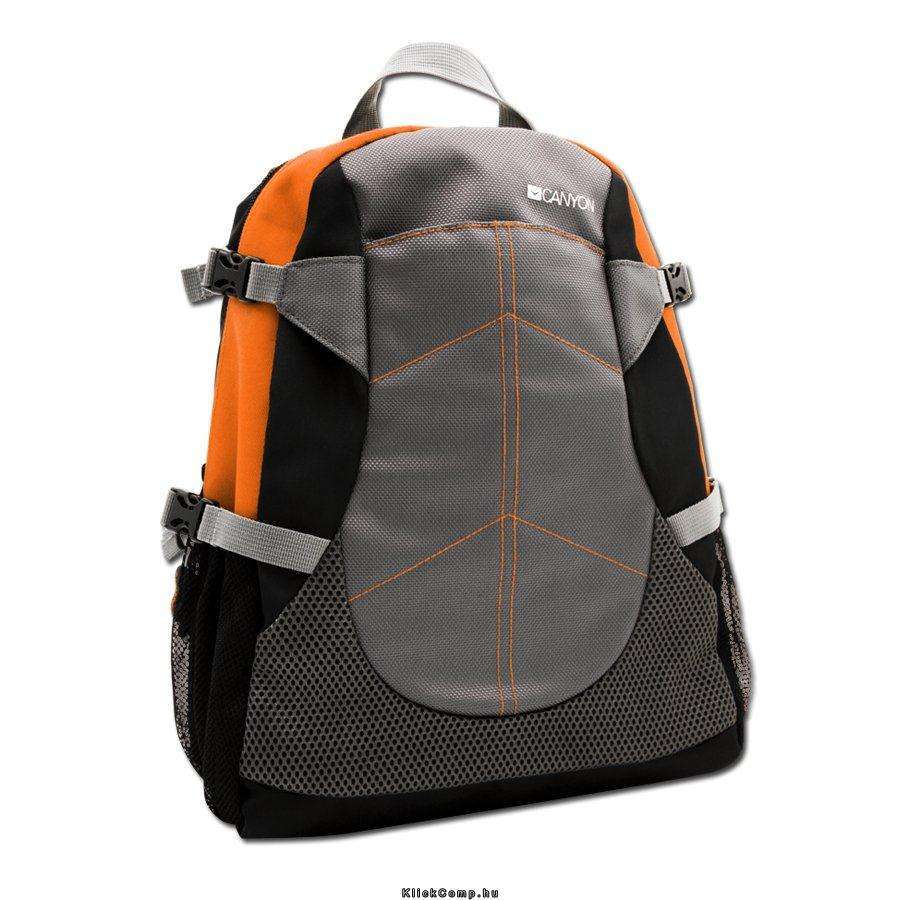 Backpack for up to 12  laptop, Gray/Orange fotó, illusztráció : CNF-NB03O