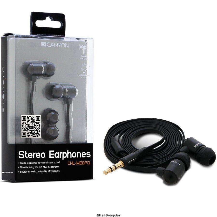 Hangfal, fejhallgató, hangkártya fülhallgató CANYON fotó, illusztráció : CNL-MBEP01