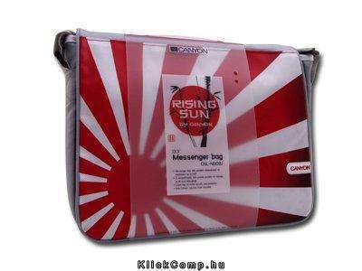 Bag Messenger for notebooks 13.3”, White/Grey with Red Rising Sun fotó, illusztráció : CNL-NB08J