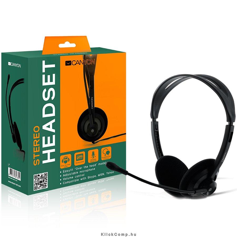 headset CANYON CNR-FHS04 fotó, illusztráció : CNR-FHS04