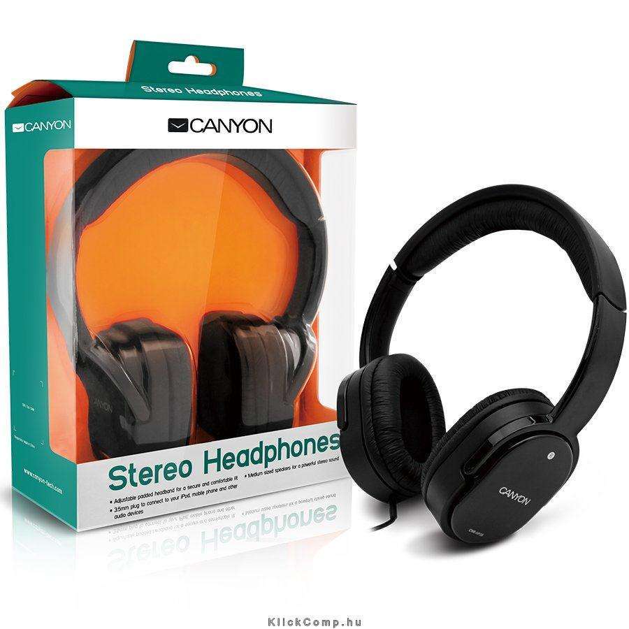 fülhallgató Canyon fotó, illusztráció : CNR-HP03NB
