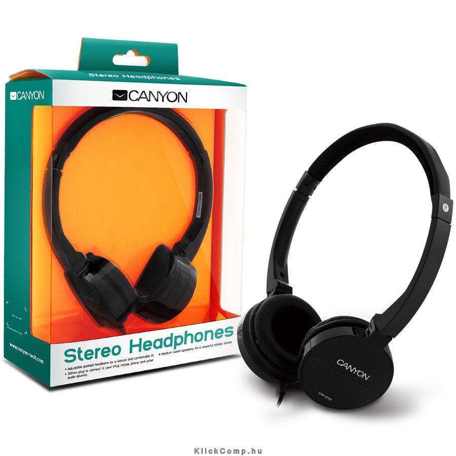 fülhallgató Canyon fotó, illusztráció : CNR-HP04NB