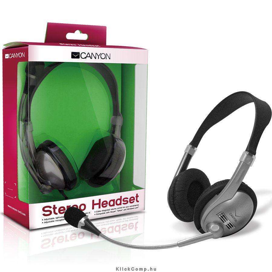 Headset CANYON fotó, illusztráció : CNR-HS01N
