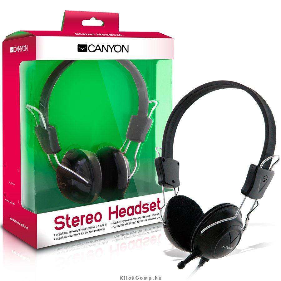 Headset CANYON fotó, illusztráció : CNR-HS08N