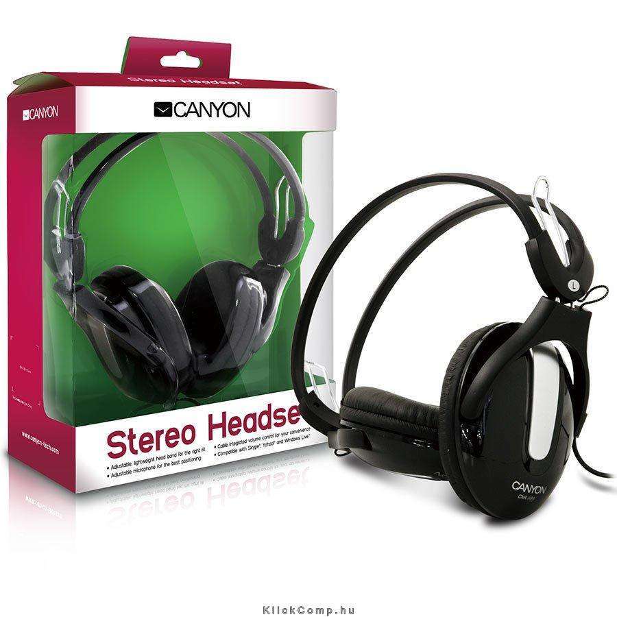 Canyon CNR-HS09N headset fotó, illusztráció : CNR-HS09N