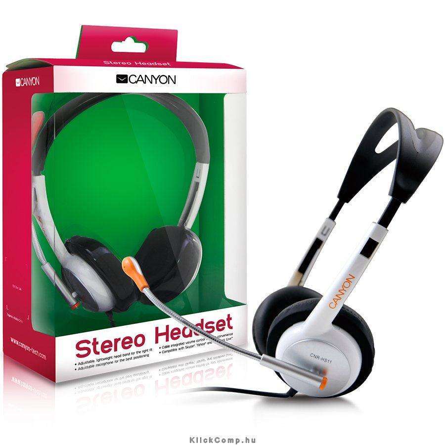 CANYON CNR-HS11N headset fotó, illusztráció : CNR-HS11N