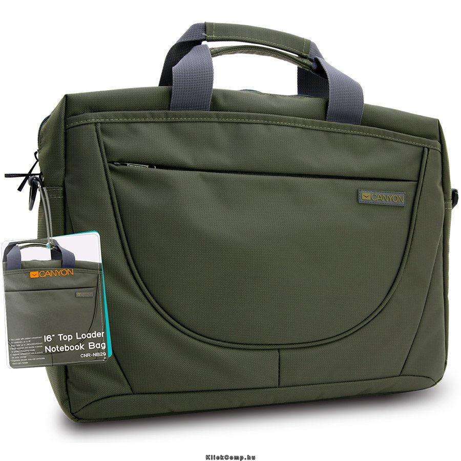 Laptop Case Top loader for 16  Notebook, Olive Green fotó, illusztráció : CNR-NB29