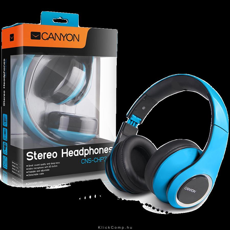 Fülhallgató CANYON fotó, illusztráció : CNS-CHP3BL