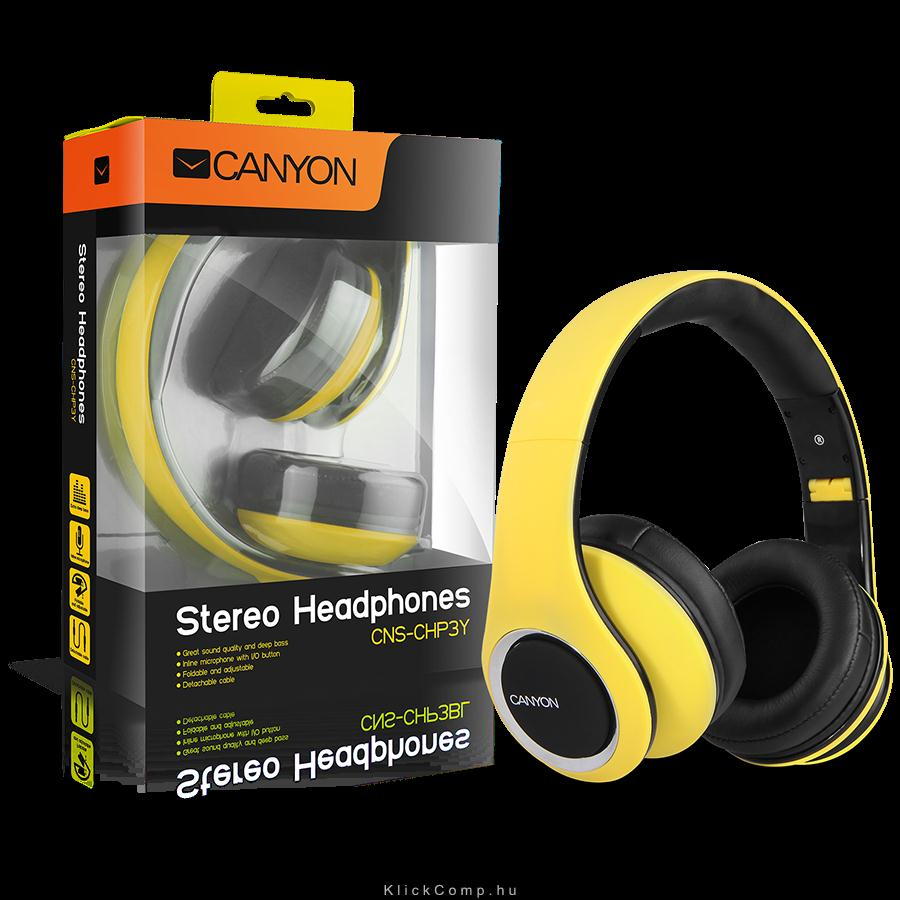 Fülhallgató CANYON fotó, illusztráció : CNS-CHP3Y