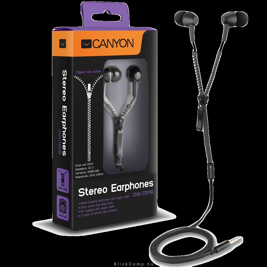 fülhallgató fekete fotó, illusztráció : CNS-TEP1B