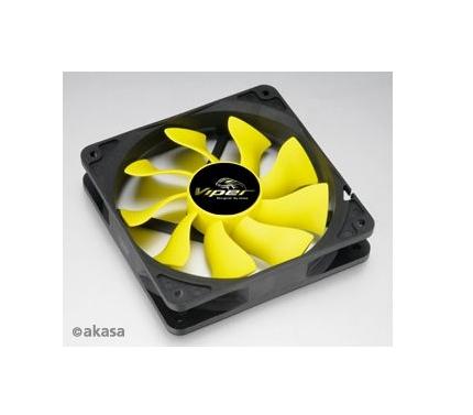 Ventilátor Viper PWM 120mm sárga/fek fotó, illusztráció : COAK030